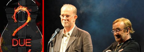 Visualizza: DUE, altra serata evento su Raidue. Oggi con Lucio Dalla e Francesco De Gregori su Digital-News.it Immagine di DUE, altra serata evento su Raidue. Oggi con Lucio Dalla e Francesco De Gregori - Scopri di più su Televisione