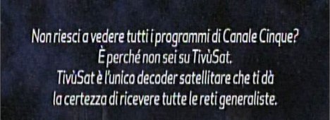 Visualizza: La prima serata ''criptata'' di Canale 5: nuovo atto nella guerra contro Sky? su Digital-News.it Immagine di La prima serata ''criptata'' di Canale 5: nuovo atto nella guerra contro Sky? - Scopri di più su Satellite / Estero