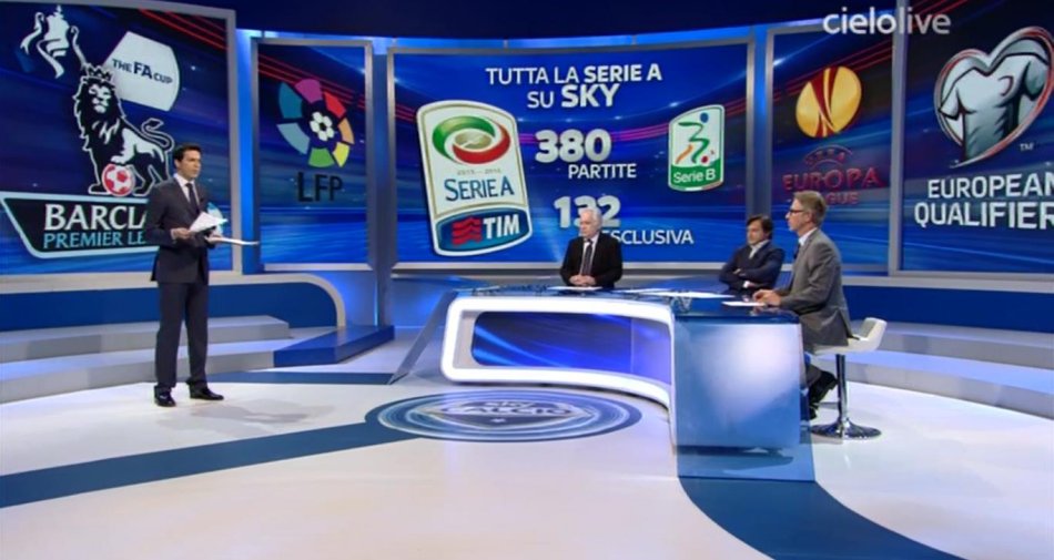 Sky, in esclusiva 25 partite di Serie A nelle prime 7 giornate di campionato 