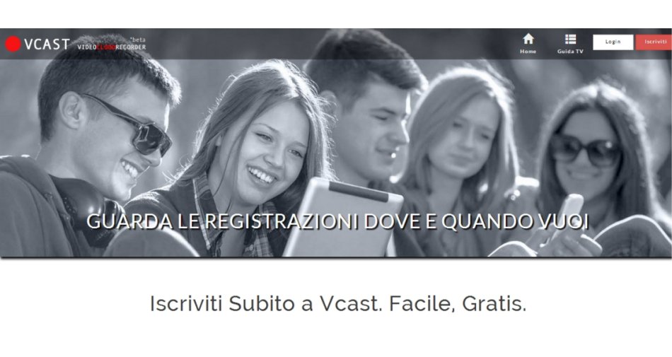 Con Vcast ora la TV si registra sul Cloud anche da SmartPhone 