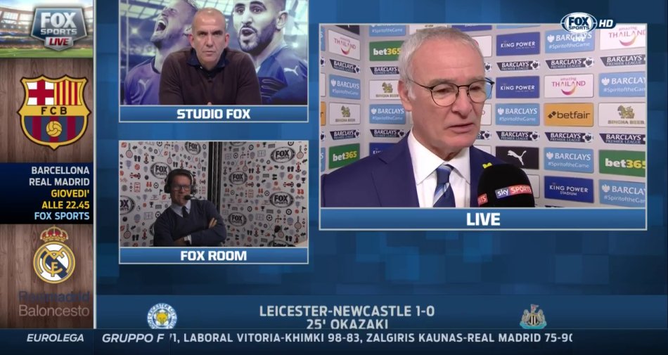 Visualizza: La primavera di Fox Sports con il calcio estero ma anche sport USA, Eurolega e volley su Digital-News.it Immagine di La primavera di Fox Sports con il calcio estero ma anche sport USA, Eurolega e volley - Scopri di più su Sky Italia