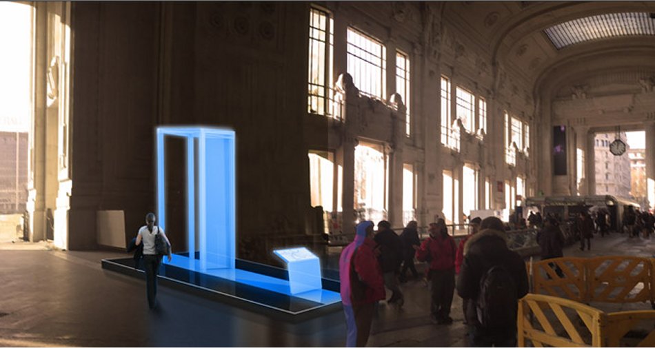 Immagine di Sky 3D porta installazione luminosa in attesa di San Pietro e le Basiliche Papali di Roma 3D - Scopri di più su Sky Italia