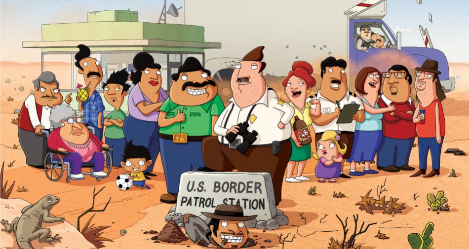 Bordertown, arriva stasera su Fox Animation il cartoon anti immigrati in stile Trump