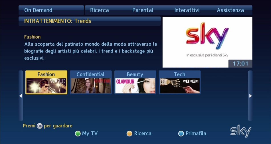 Immagine di Sky On Demand, nasce la sezione Trends in collaborazione con Condé Nast  - Scopri di più su Sky Italia