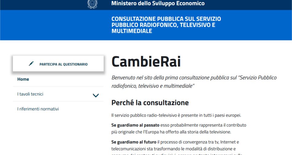 Immagine di Focus - Rai, Meno spot o canone più basso? Parola ai cittadini con questionario Mise - Scopri di più su Economia