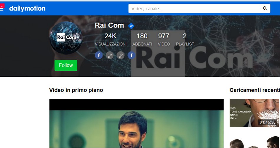 Immagine di Rai, accordo con Dailymotion per film on demand - Scopri di più su Internet e Tv