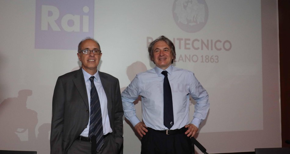 Foto - Rai e Politecnico Milano firmano accordo di collaborazione