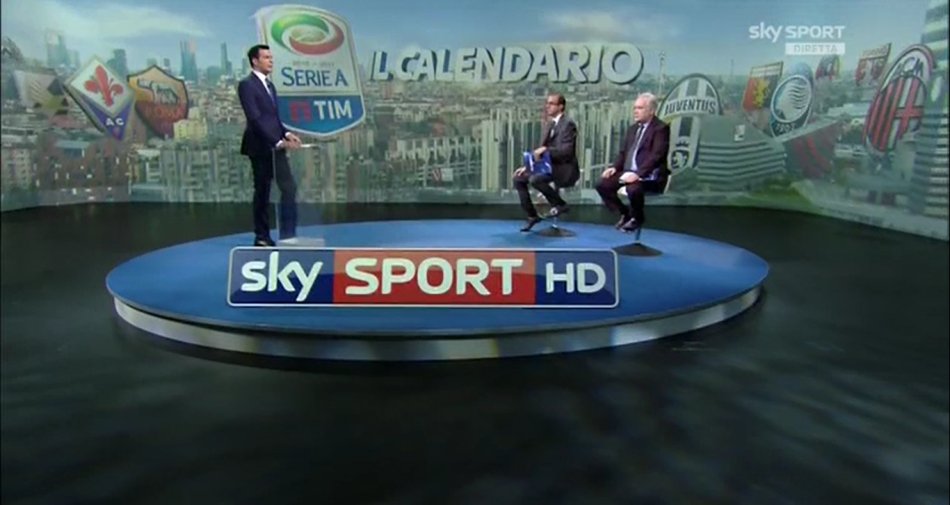 E'nata la Serie A 2016/2017 con 132 partite solo su Sky Sport, almeno 3 esclusive a weekend