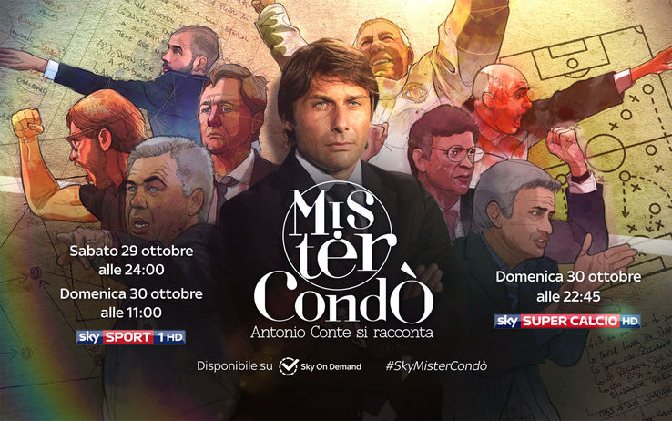 #SkyMisterCondò, Antonio Conte si racconta in esclusiva a Sky Sport (anche su Sky On Demand)