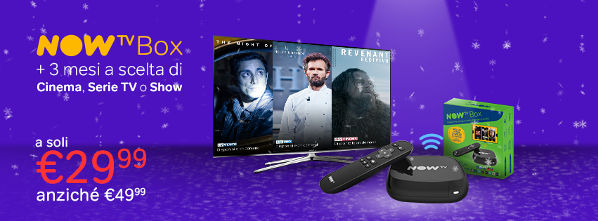 Immagine di NOW TV, la nuova app Android e una speciale offerta natalizia (Box + 3 mesi a 29,99€) - Scopri di più su Sky Italia