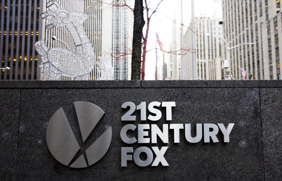  21st Century Fox, -5% a 799 mln $ utili 1 Trim, ricavi a 7,56 mld