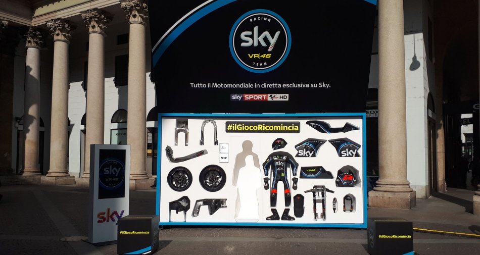 Sky Racing Team VR46, #IlGiocoRicomincia: a Milano parte il countdown verso il Motomondiale 2017