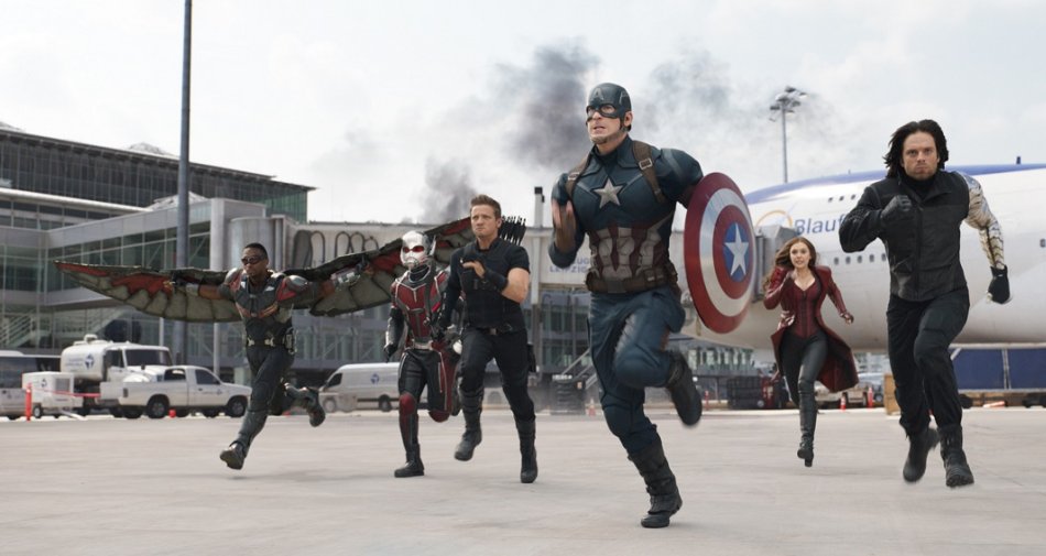 Sky Cinema (anche su Sky 3D) - Stasera Captain America: Civil War in prima tv esclusiva 