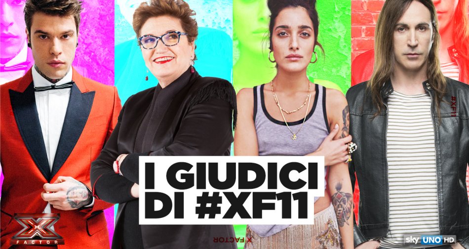 #XF11 - Svelata la nuova giuria con Fedez, Mara Maionchi, Levante e Manuel Agnelli