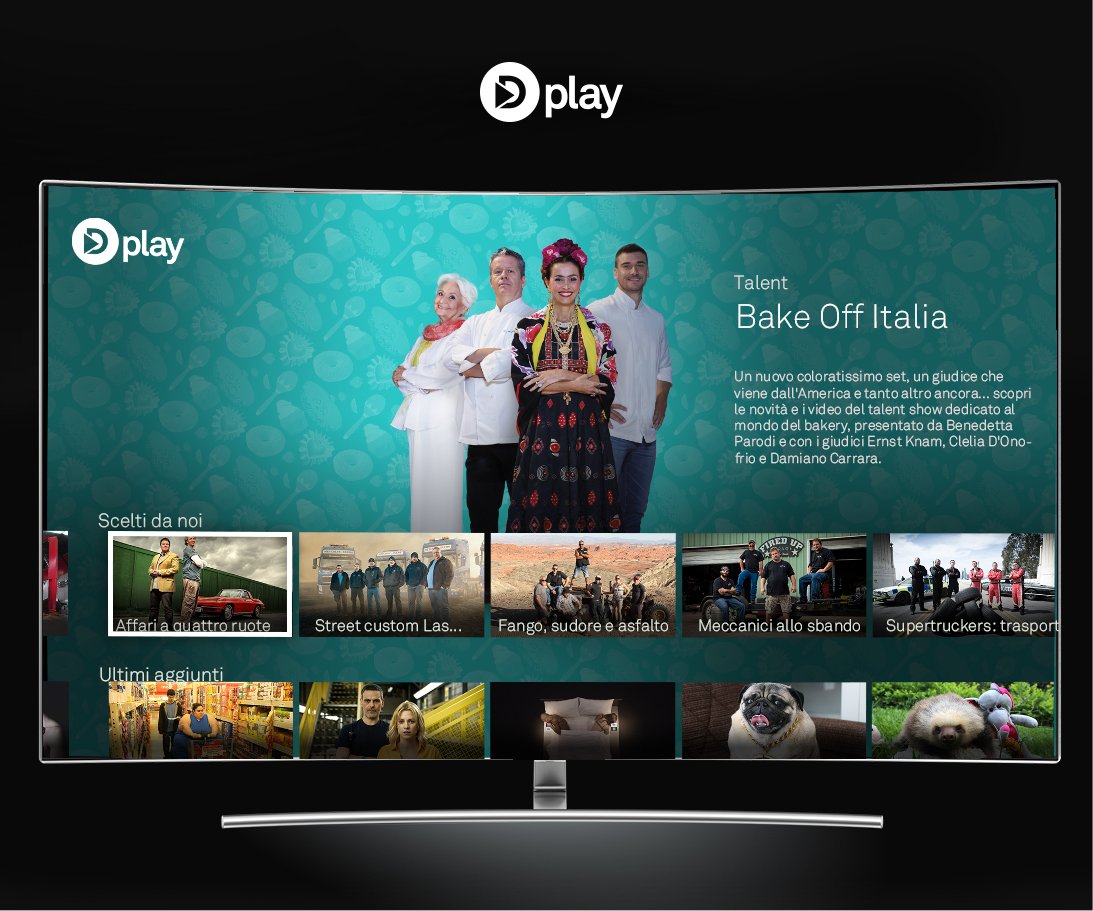 Dplay sbarca sulle Smart TV Tizen di Samsung (modelli 2017 e 2016)