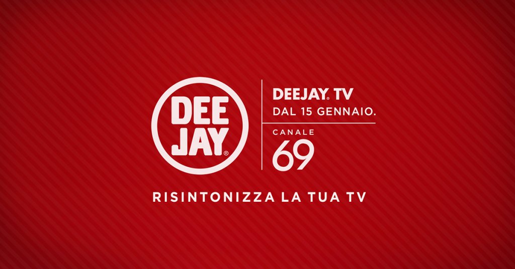 Immagine di Torna Deejay Tv al canale 69 digitale terrestre, 714 Sky e in streaming - Scopri di più su Televisione
