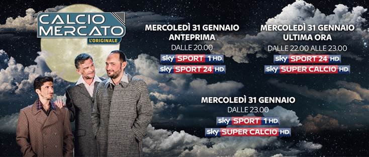 Foto - Calciomercato, le ultime ore in diretta su Sky Sport HD con #SkyCalciomercatoDay