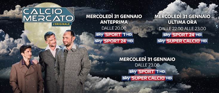 Immagine di Calciomercato, le ultime ore in diretta su Sky Sport HD con #SkyCalciomercatoDay - Scopri di più su Sky Italia