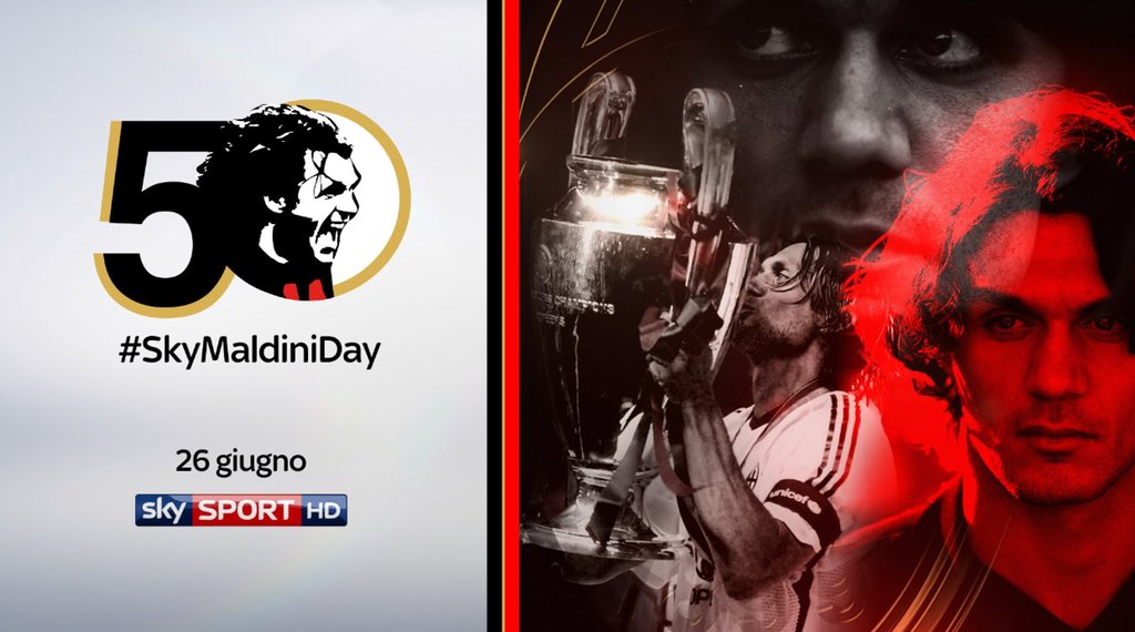 Visualizza: #SkyMaldiniDay su Sky Sport in occasione del 50esimo compleanno di Paolo Maldini su Digital-News.it Immagine di #SkyMaldiniDay su Sky Sport in occasione del 50esimo compleanno di Paolo Maldini - Scopri di più su Sky Italia