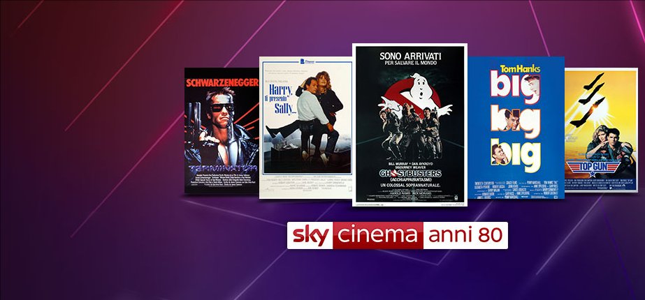 Immagine di Sky Cinema Anni 80 dal 2 al 15 Luglio i film iconici del decennio più colorato - Scopri di più su Sky Italia