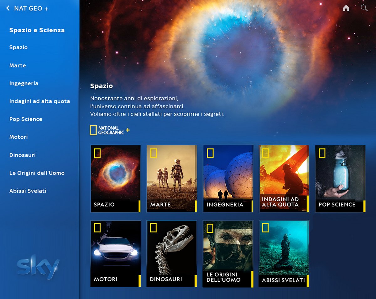 Visualizza: National Geographic +, nuovo servizio dal 1 Ottobre solo su Sky on Demand su Digital-News.it Immagine di National Geographic +, nuovo servizio dal 1 Ottobre solo su Sky on Demand - Scopri di più su Sky Italia