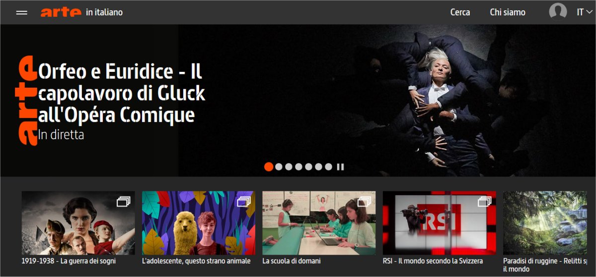 Visualizza: Tivùon! si arricchisce con i contenuti in italiano di Arte canale culturale europeo su Digital-News.it Immagine di Tivùon! si arricchisce con i contenuti in italiano di Arte canale culturale europeo - Scopri di più su Internet e Tv