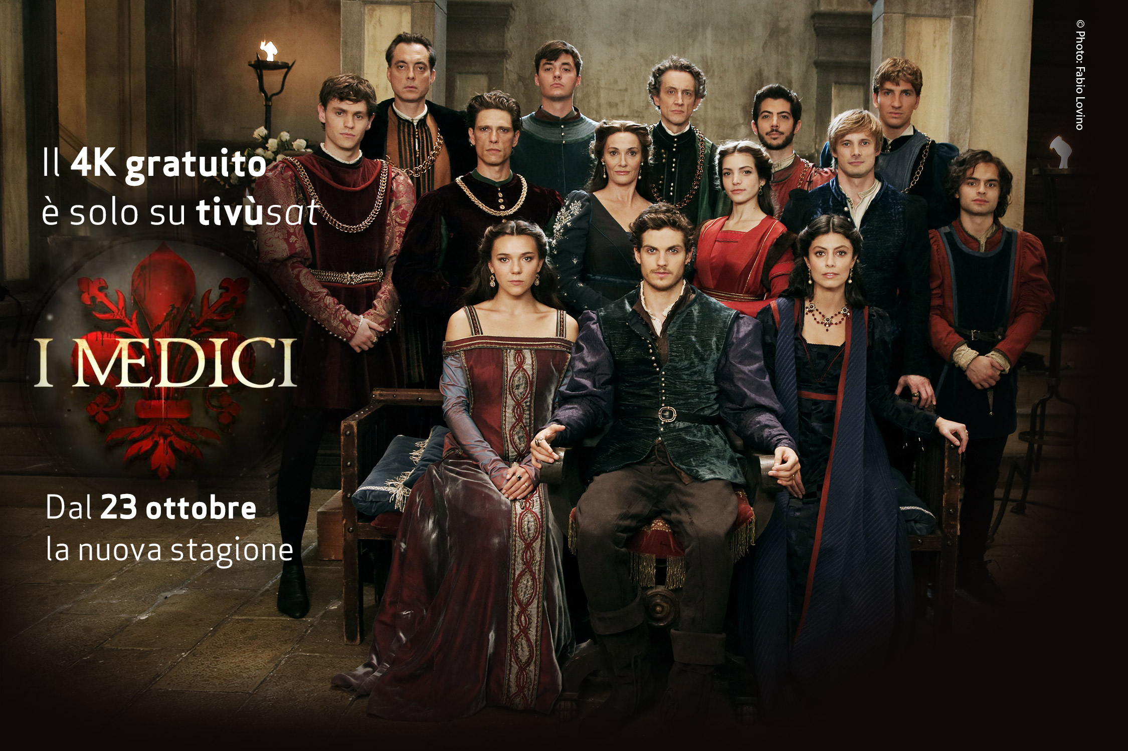 I Medici - Lorenzo Il Magnifico, da stasera su Rai 1 HD (anche in 4K con Tivùsat)