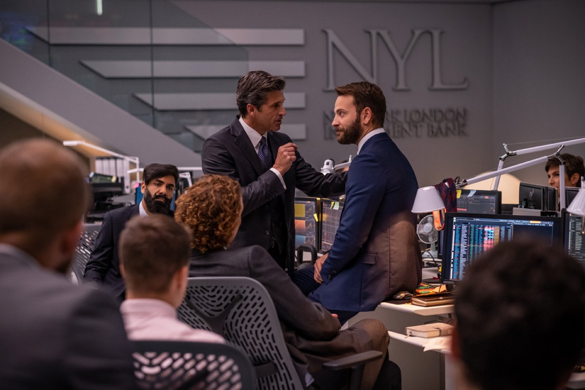 Diavoli, prime foto della produzione originale Sky con Patrick Dempsey e Alessandro Borghi