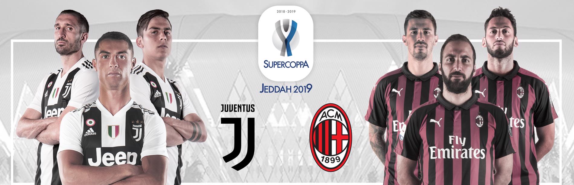 Immagine di SuperCoppa Italiana Jeddah 2019, Juventus - Milan (diretta ore 18.30 Rai 1 HD) - Scopri di più su Sport