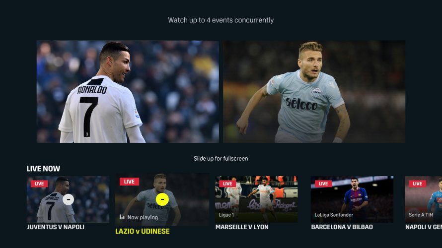 Foto - DAZN lancia il servizio MultiView per gli utenti Apple TV