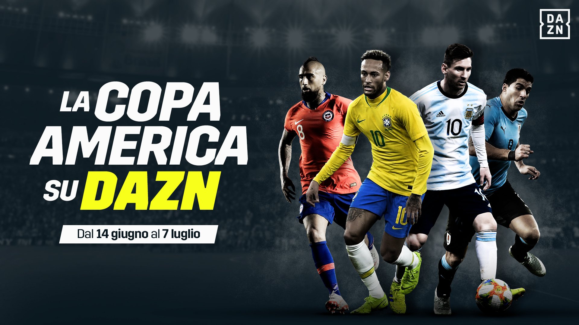 Foto - DAZN ufficializza Coppa America 2019 (dal 14 Giugno al 7 Luglio)