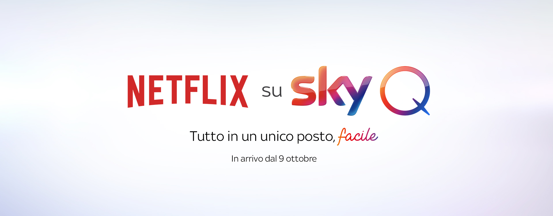 Sky e Netflix: dal 9 ottobre al via la partnership in Italia