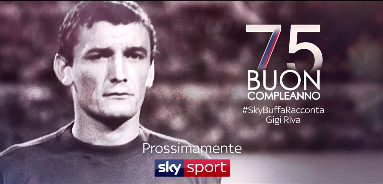 #SkyBuffaRacconta celebra Gigi Riva su Sky Sport a Dicembre