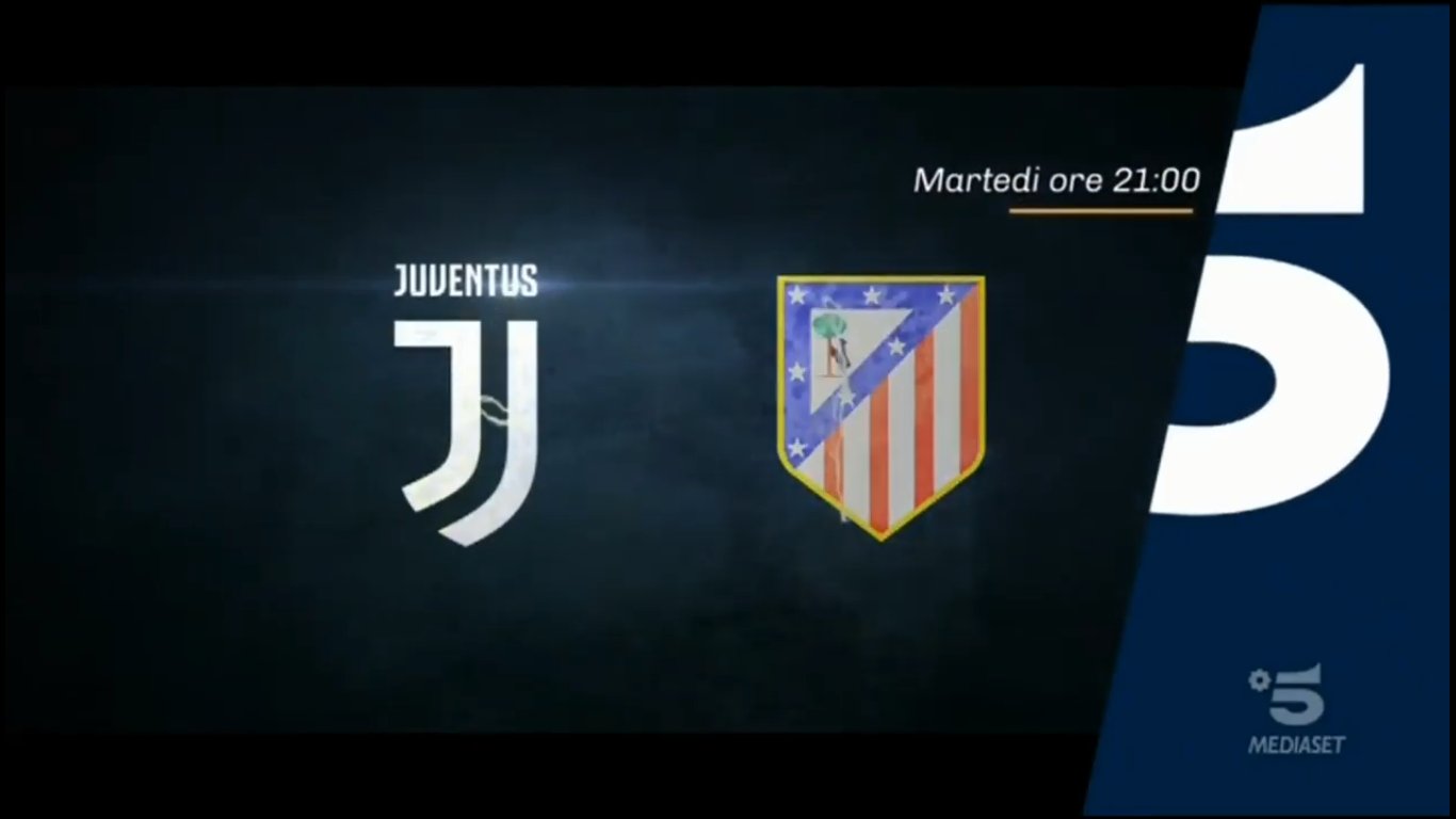 Foto - Champions, Juventus - Atletico Madrid stasera in chiaro su Canale 5