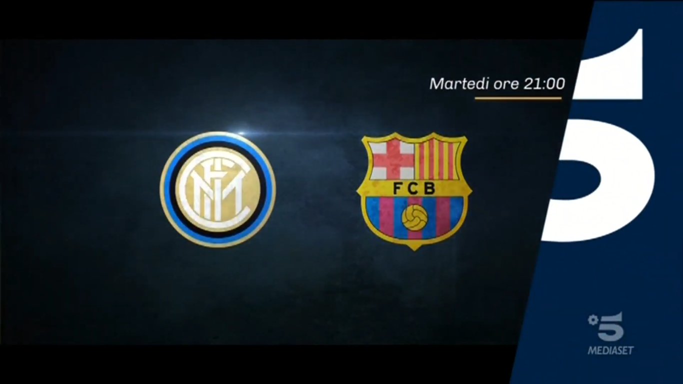 Foto - Champions, Inter - Barcellona stasera in chiaro su Canale 5