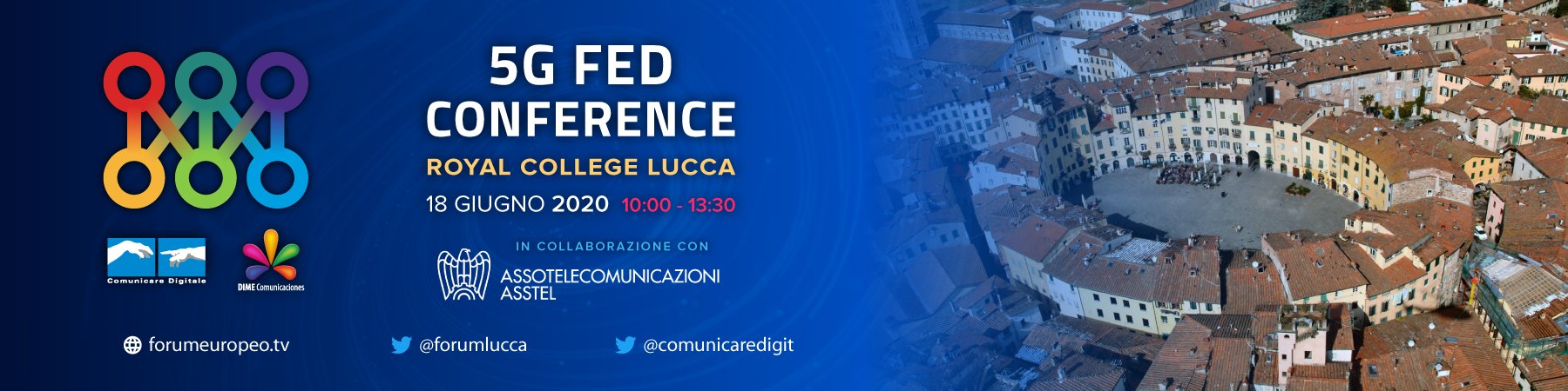Immagine di 5G FED Conference al 17esimo Forum Europeo Digitale Lucca 2020 - Scopri di più su Internet e Tv