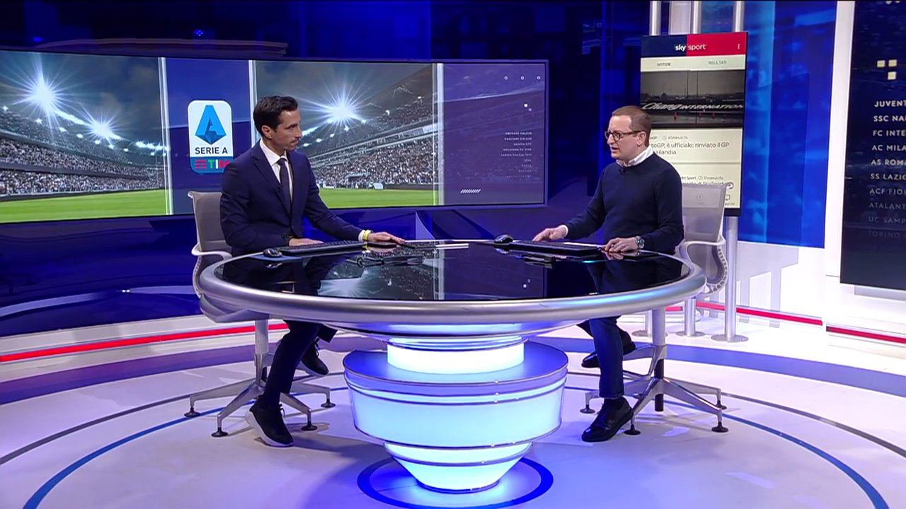 Visualizza: Caso rinvii Serie A, Ferri: «Su Sky Sport più notizie e meno polemiche». su Digital-News.it Immagine di Caso rinvii Serie A, Ferri: «Su Sky Sport più notizie e meno polemiche». - Scopri di più su Sky Italia