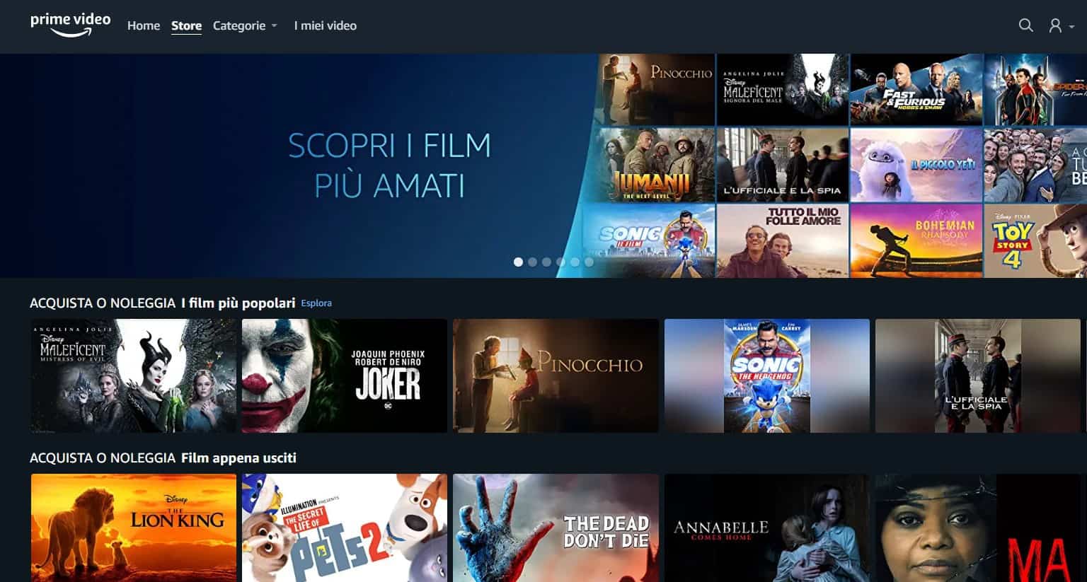 Immagine di Amazon Prime Video annuncia arrivo del Prime Video Store in Italia - Scopri di più su Internet e Tv
