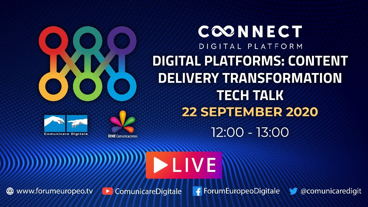 Visualizza: LIVE | Content Delivery Transformation Tech Talk. Diretta streaming Digital-News.it su Digital-News.it Immagine di LIVE | Content Delivery Transformation Tech Talk. Diretta streaming Digital-News.it - Scopri di più su Satellite / Estero