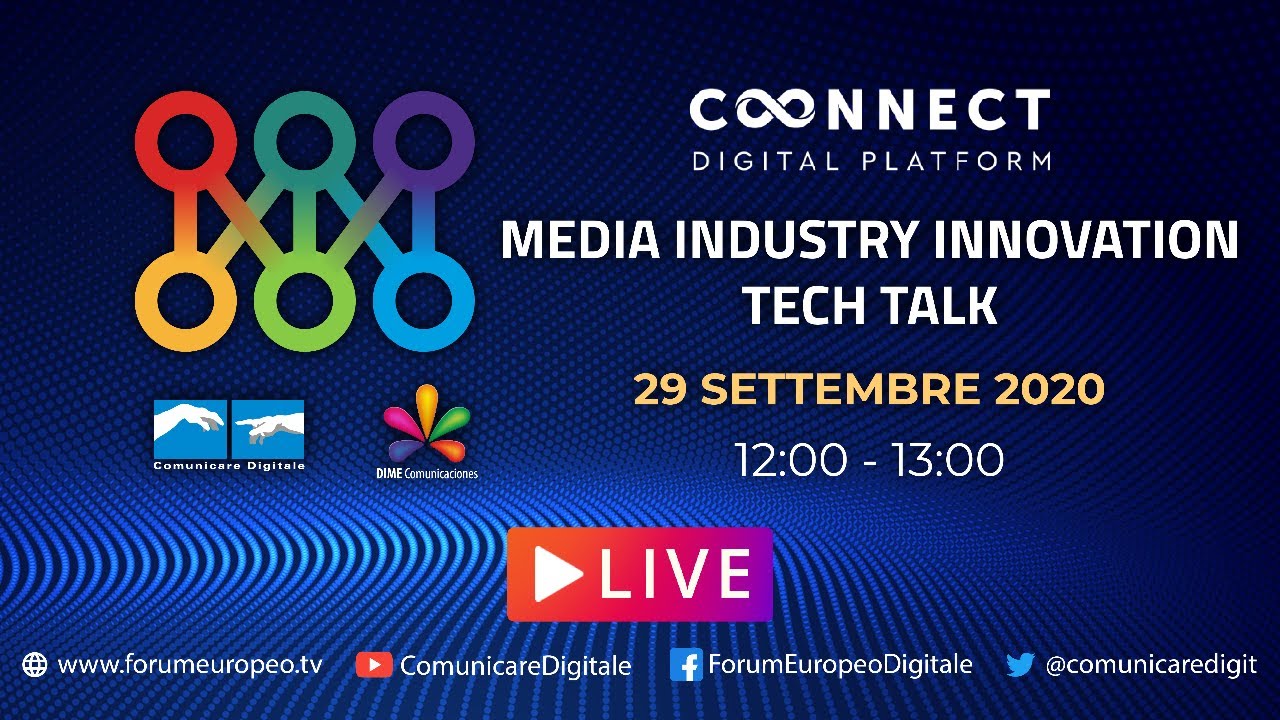 Immagine di LIVE - Media Industry Innovation Tech Talk. Diretta streaming Digital-News.it - Scopri di più su Satellite / Estero