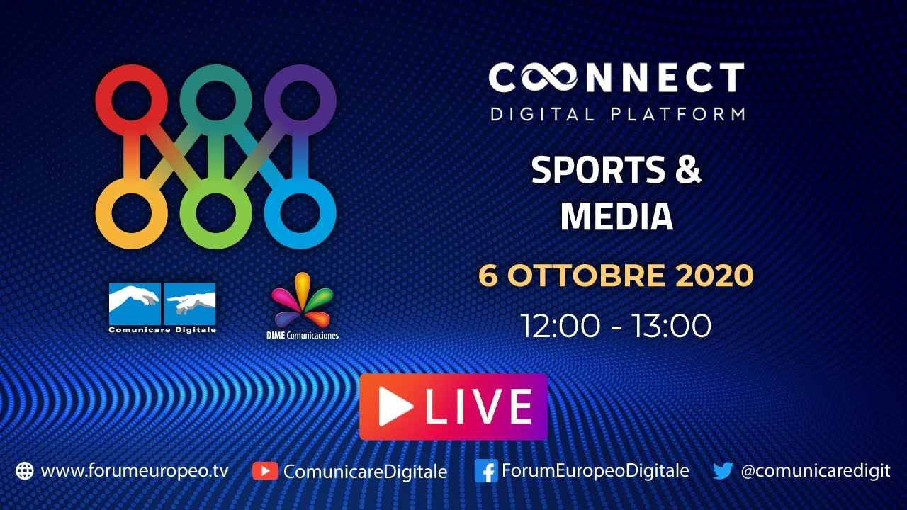 Immagine di LIVE | Sports & Media Tech Talk. Diretta streaming Digital-News.it - Scopri di più su Sport