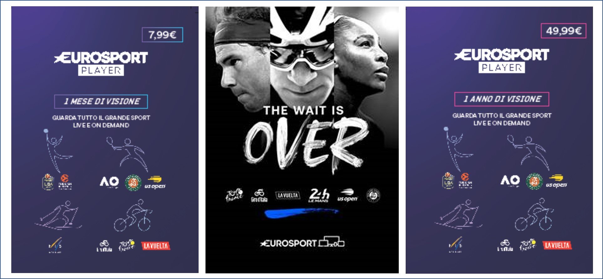 Discovery lancia le Gift Card Eurosport Player per il mercato italiano