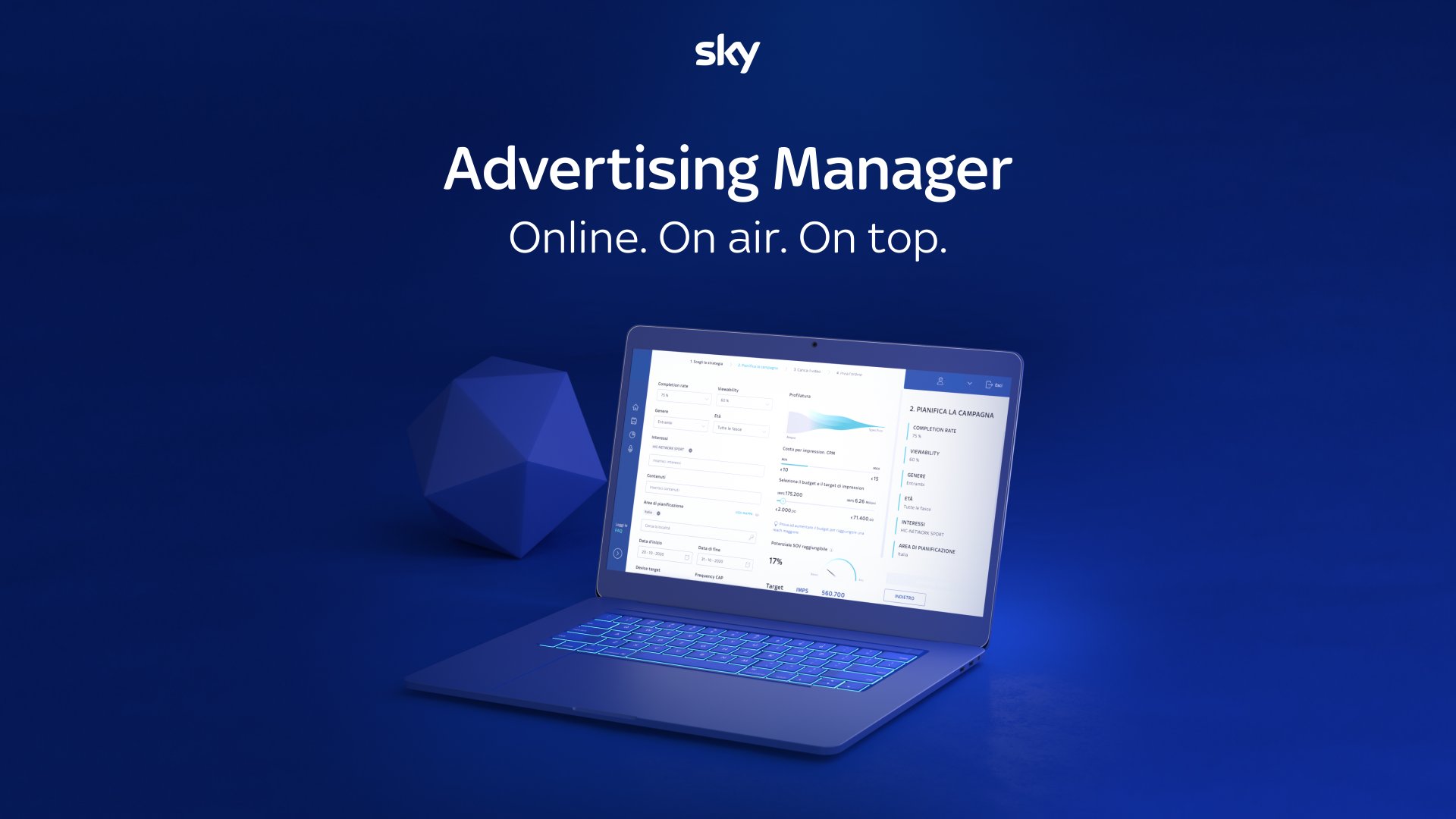 Nasce Sky Advertising Manager la piattaforma integrata gestita da Sky Media