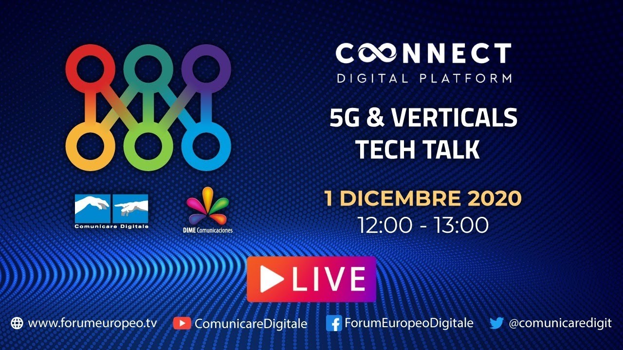 LIVE | 5G & Verticals Tech Talk (#14). Diretta streaming Digital-News.it