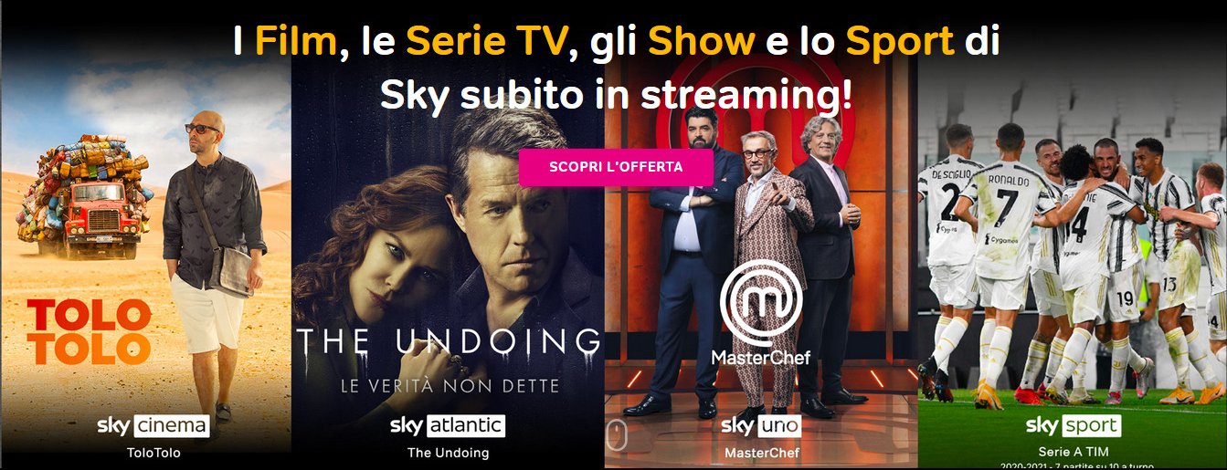 Visualizza: NOW TV, libertà di visione, energia e contenuti al centro della nuova campagna su Digital-News.it Immagine di NOW TV, libertà di visione, energia e contenuti al centro della nuova campagna - Scopri di più su Sky Italia