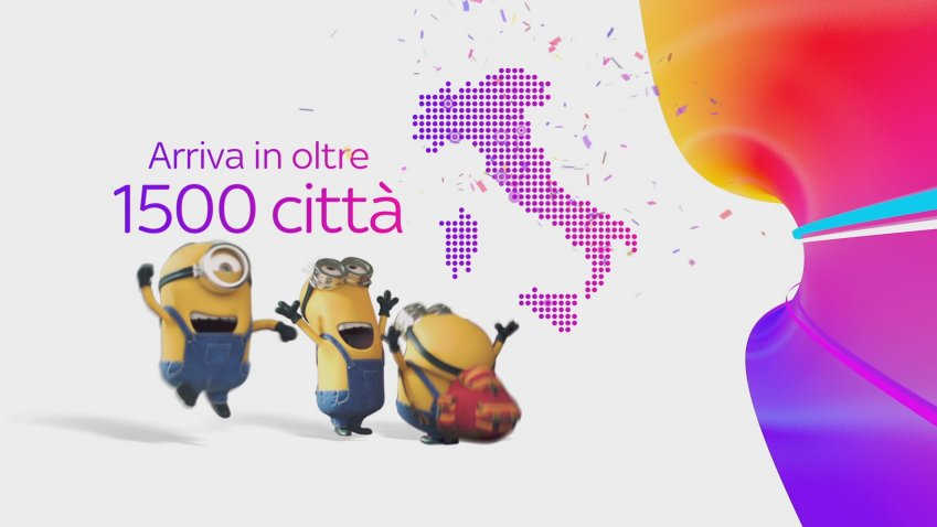 Immagine di I Minions protagonisti della nuova campagna Sky Wifi. Semplice, potente, spettacolare. - Scopri di più su Sky Italia
