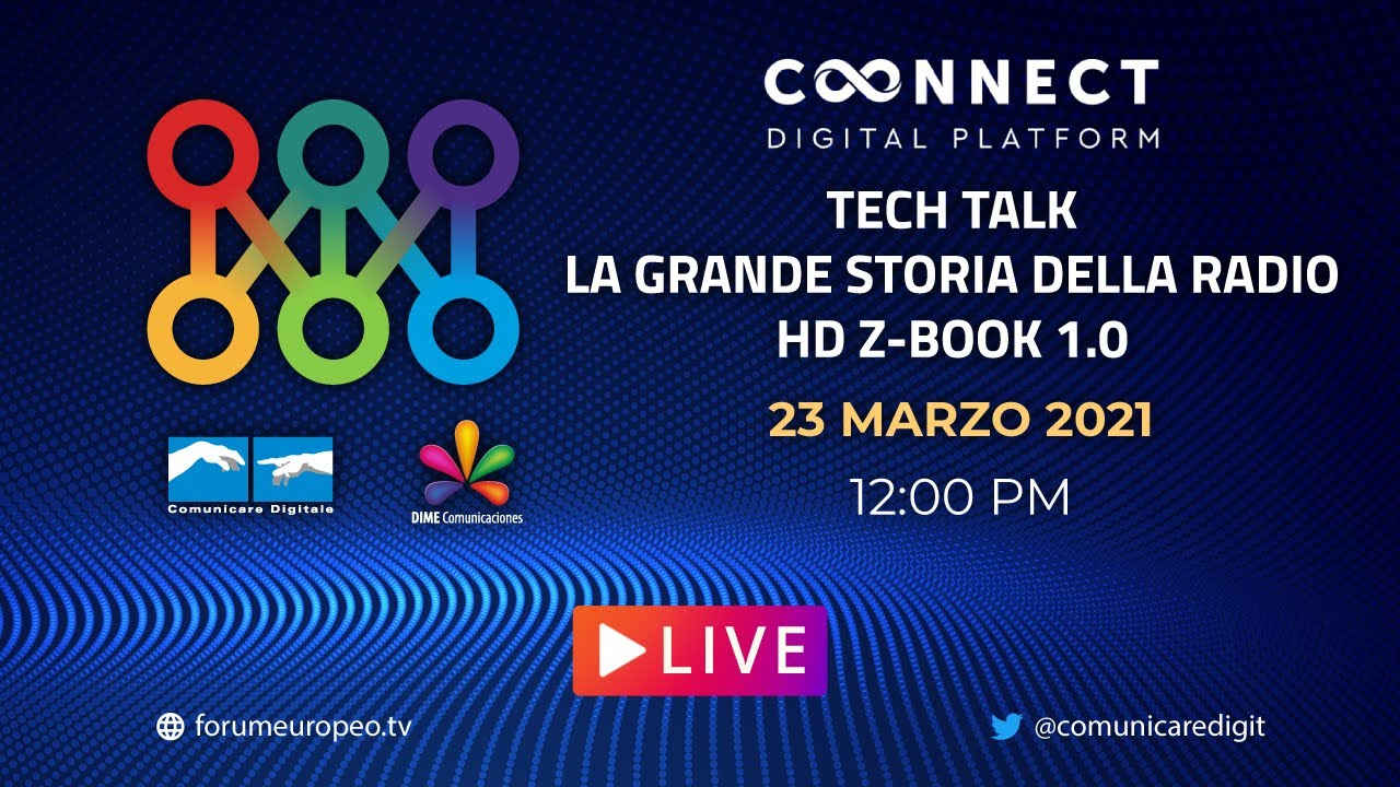 Immagine di La Grande Storia Della Radio e HD Z-BOOK Tech Talk. Diretta streaming Digital-News.it - Scopri di più su Internet e Tv