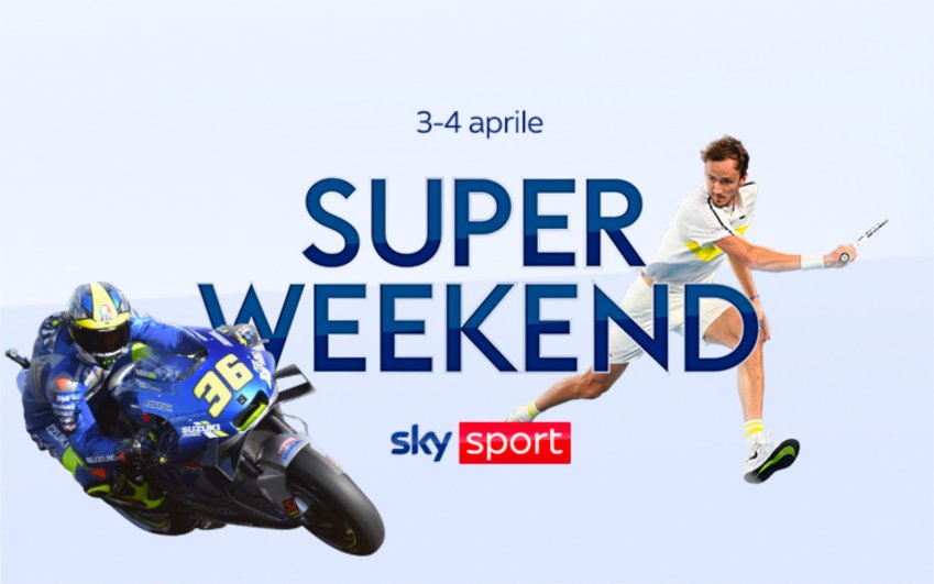 Visualizza: Sky Sport Super Weekend (3 e 4 Aprile) - MotoGP, Tennis, NBA, Bundesliga, Premier su Digital-News.it Immagine di Sky Sport Super Weekend (3 e 4 Aprile) - MotoGP, Tennis, NBA, Bundesliga, Premier - Scopri di più su Sky Italia