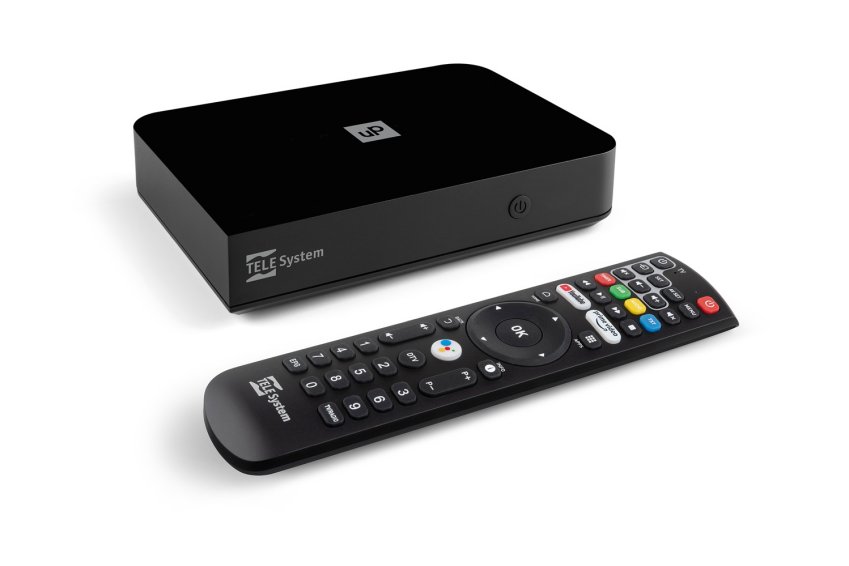 ** TELE System UP T24K AndroidTV™ DVB-T/T2 Smartbox **