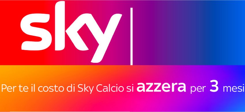 Foto - Sky: «Relax the Summer! Pacchetto Calcio a zero dal 1 Luglio al 30 Settembre»